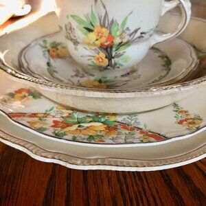 Assorted Set of Vintage Royal Winton Grimwades China Dinnerware